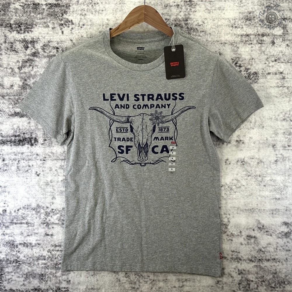 NWT Levi's Levi Strauss‎ Graphic T-Shirt Grey - Men's Small